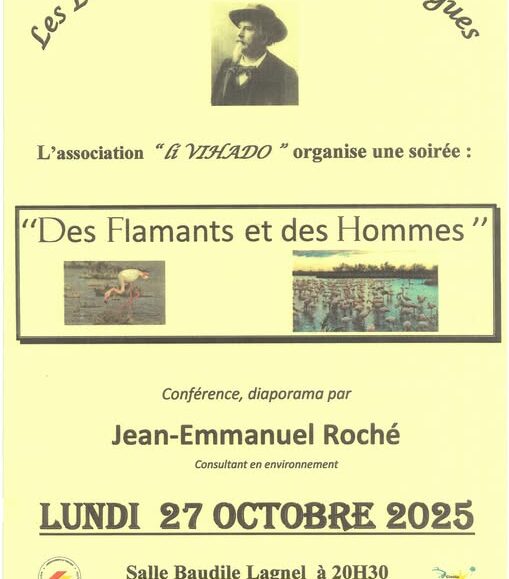 Conférence et Diaporama " Des Flamants et des Hommes"