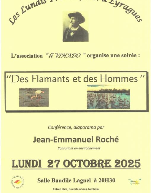Conférence et Diaporama " Des Flamants et des Hommes"