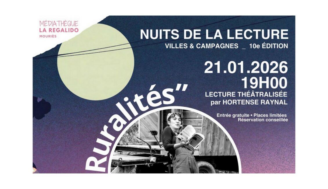 Les Nuits de la lecture à la Médiathèque de Mouriès