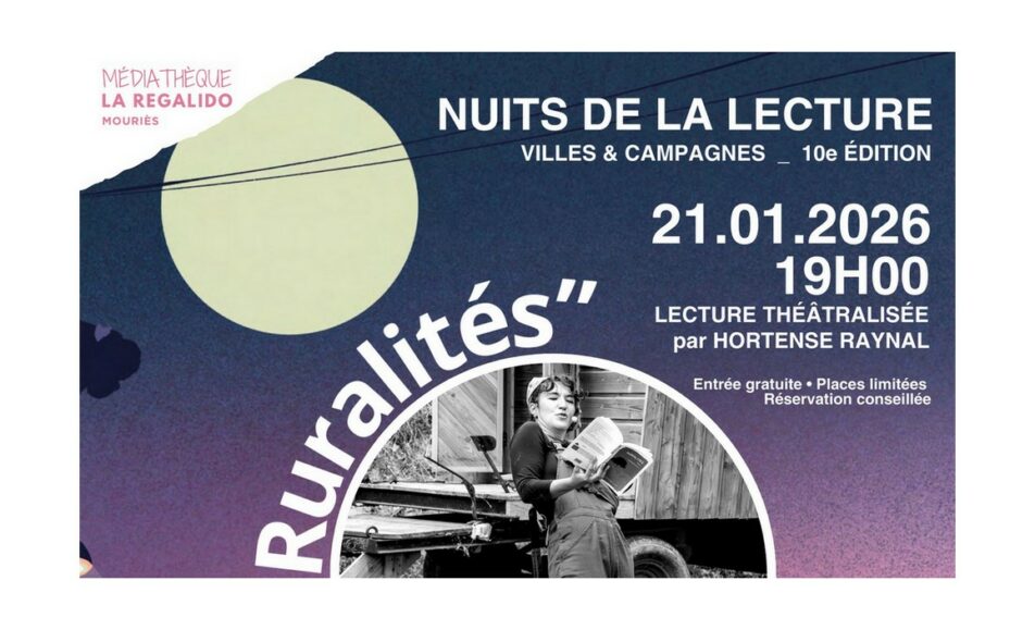 Les Nuits de la lecture à la Médiathèque de Mouriès