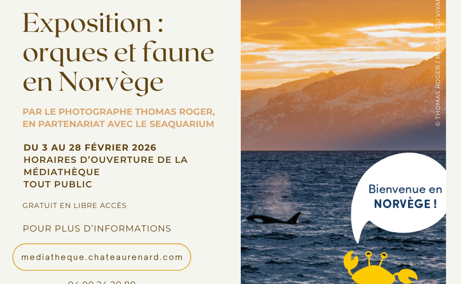 Exposition "Orques et faune en Norvège"