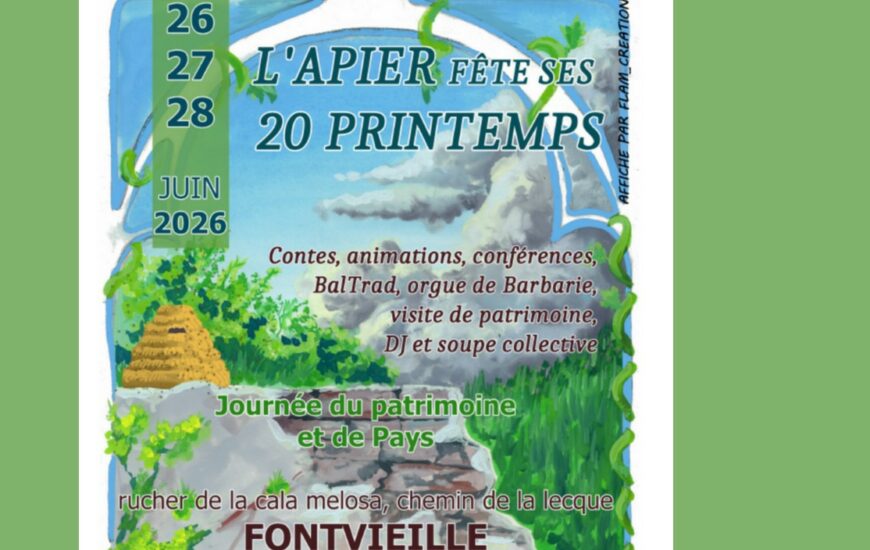 Le détour de nos 20 printemps au Rucher Cala Mélosa