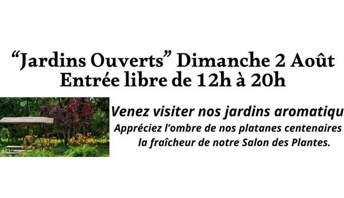 "Jardins ouverts" aux Sentiers de l'Abondance